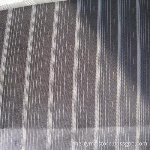 Polyester lining jacquard twill taffeta fabric